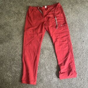 Men’s Cairo scrubs pants coral
